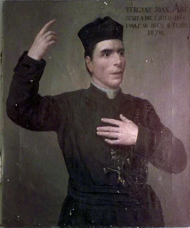 Ritratto del parroco Vergani